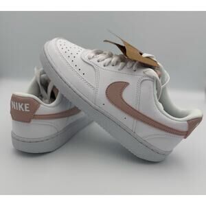 Nike Court Vison Low white pink size 7.5 #115